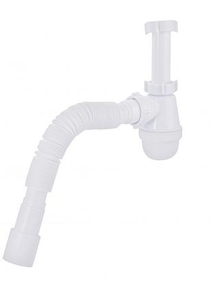 Сифон для раковини lidz (whi) 60 08 e003 00 (вихід 50 мм) без випуска