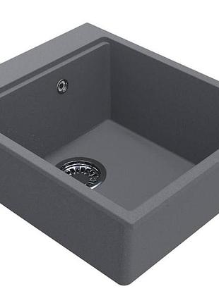 Кухонная мойка lagoon 420 gray miraggio