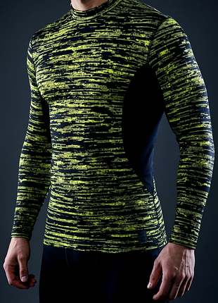 Компрессионная спортивная кофта лонгслив nike pro combat dri fit термокофта