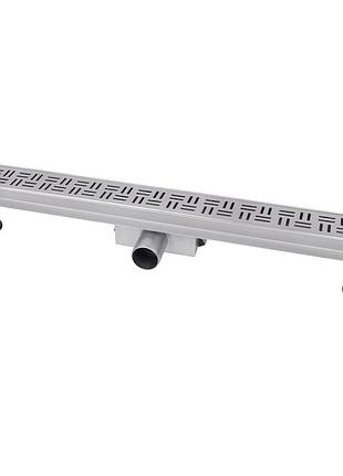 It02-ft20/600 ital душевой трап 600 мм, комбинированный гидрозатвор, brushed nickel (блистер) {5/1}