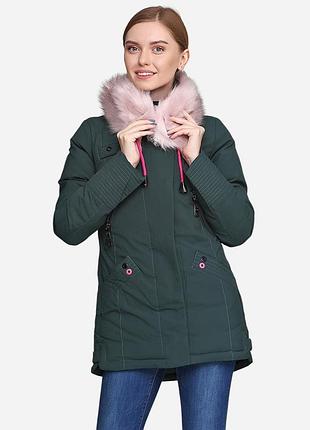 Куртка зимняя женская bei bei 144137 2xl хаки (2200003979060)