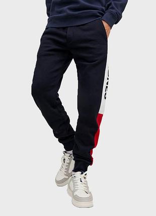 Спортивные штаны мужские jack & jones 190 543 s темно-синие (2200005045015)