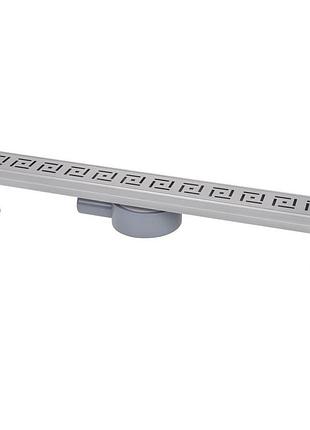 It03-ft19/600 ital душевой трап 600 мм, поворот. 360, комбин.затвор, brushed nickel (блистер) {5/1}