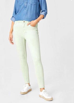 Джинсы skinny женские c&a 177118 38 салатовые (lv2200004717999)