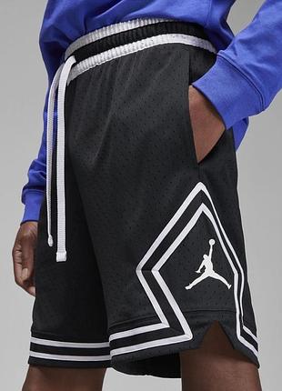 Оригінал шорти унісекс air jordan dri-fit sport black dx1487-010