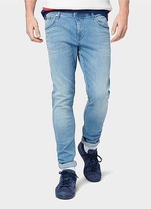 Джинсы slim fit мужские tom tailor 164543 31/32 светло-синие (2200004461915)