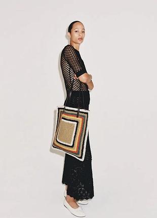 Сумка шопер жіноча zara new