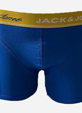 Набір трусів шорти чоловічий jack & jones 189066-50 m 3 шт синій (2200005004616)