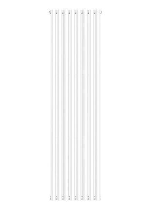 Вертикальный радиатор ellipse double 480х1800-8, anticor, белый
