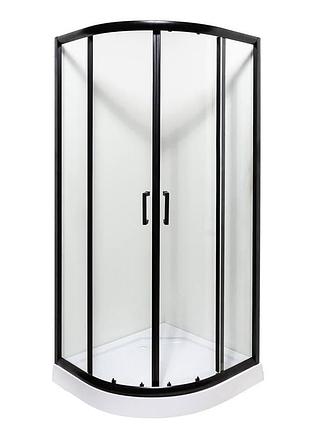 Душевая кабина insana mira black 90x90x205 мелкий поддон ( а0046234 )