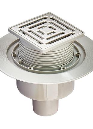 Душевой трап из нержавеющей стали sus304 koer fd14-100x100-180 (прямой отвод) (ac0662)