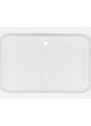 Душовий піддон kapielka st120x80х14 низький, прямокутний, діаметр зливу 52 мм lidz