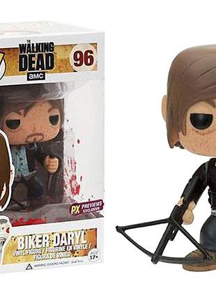 Фігурка funko pop television daryl dixon the walking dead 96 biker daryl px previews exclusive