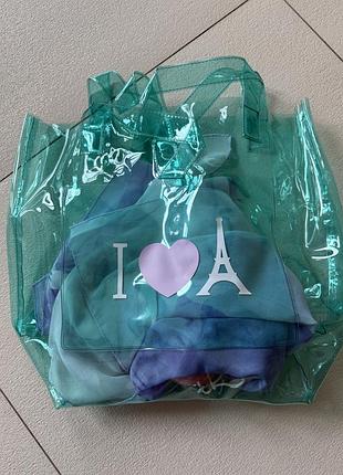 Пляжная сумка-шоппер i ❤️ paris