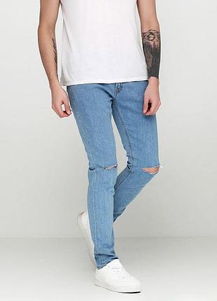 Джинсы skinny мужские jack & jones 149 612 34/32 синие (lv2200004091648)