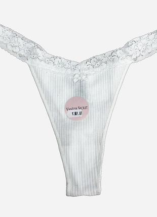 Трусики танга женские хлопковые vanilyasecret 191908 l/xl белые (2200005070925)