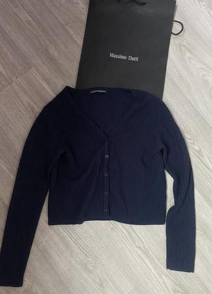 Уколоченный кардиган brandy melville с кашемиром s