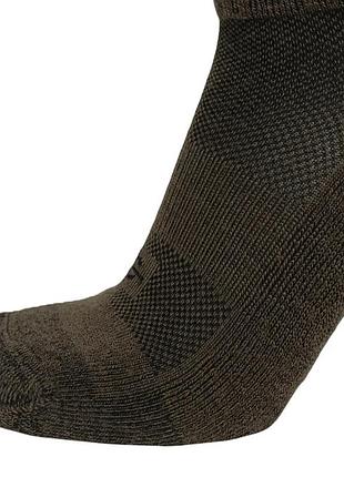 Covert threads wool beast crew socks coyote brown 4