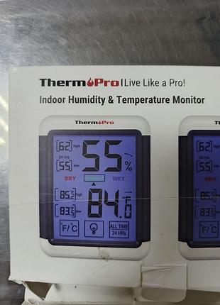 Цифровий термометр-гігрометр thermopro tp55