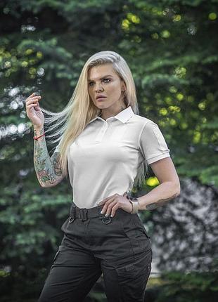 M-tac поло тактическое 65/35 lady white