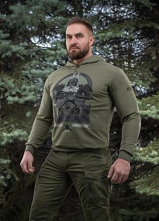 M-tac кофта hoodie odin light olive