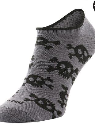M-tac носки летние легкие pirate skull dark grey