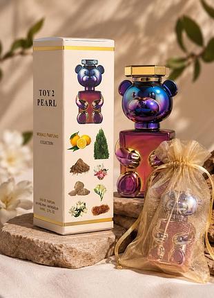 🧸 toy 2 pearl — ніжний та вишуканий аромат з цитрусовими нотками, білими квітами та теплим деревним шлейфом. легкий, стильний і  жіночний парфум .