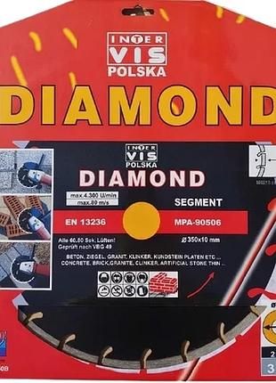 Алмазный диск inrer vis 400х10x25.4 /камень,бетон,асфальт/