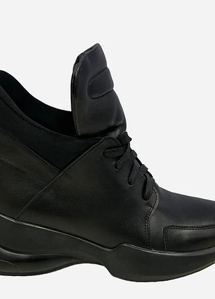 Жіночі зимові черевики високі ambruchi 3053/1*10 37 23.5 см чорні (2200004572499)