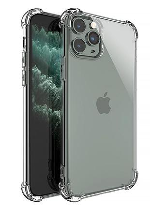 Прозорий чохол для iphone 13 pro захисний з посиленими кутами 1.55 mm для надійного захисту пристрою