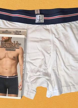 Трусы мужские боксеры. модал. белого цвета. namaldi boxer s
