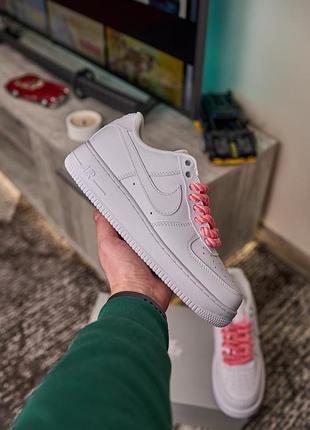 Nike air force 1 rope laces pink
