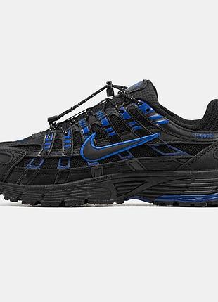 Мужские кроссовки nike p-6000 black blue 40-41-42-43-44-45