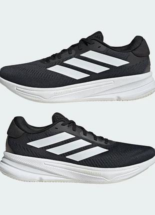 Чоловічі спортивні кросівки для бігу adidas supernova ease, сітка, чорні, розмір 42.5 (устілка 27 см)