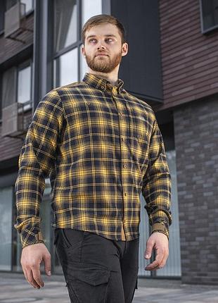 M-tac рубашка redneck shirt navy blue/yellow