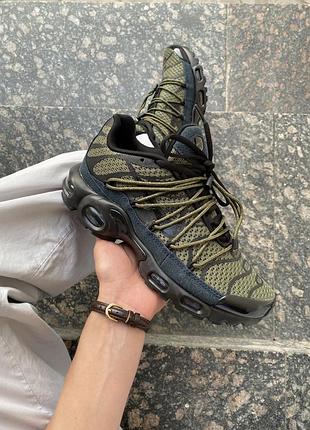 Мужские кроссовки хаки nike air max tn plus khaki black х эйр макс тн 40