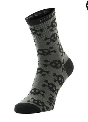 M-tac шкарпетки легкі mk.3 pirate skull olive