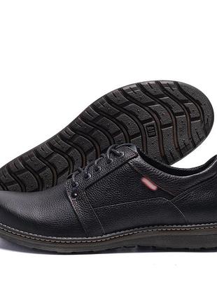 Мужские кожаные туфлі lv black
