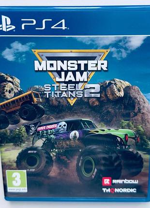 Monster jam steel titans 2, б/в, російські субтитри - диск для playstation 4