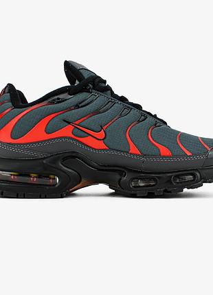 Мужские чёрные кроссовки nike air max tn plus black orange х эйр макс тн 41