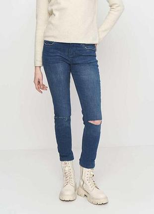 Джинсы slim fit женские tom tailor 167 715 29 синие (2200004515908)
