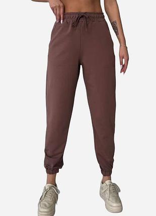Спортивные штаны женские forstime 192744 s/m коричневые (2200005098875)