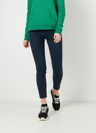 Джинсы skinny женские tom tailor 156539 28 темно-синие (2200004248165)