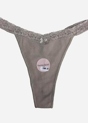 Трусики танга женские хлопковые vanilyasecret 191909 l/xl бежевые (2200005070956)