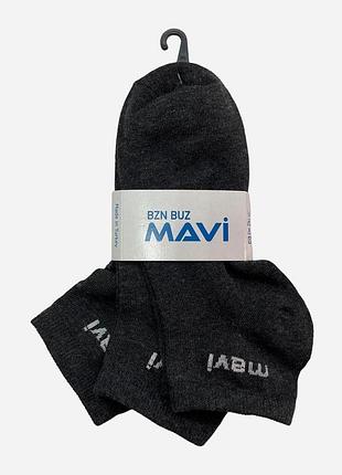 Набор носков mavi 00-2013*61 коттон one size 3 пары темно-серый (2200004939360)