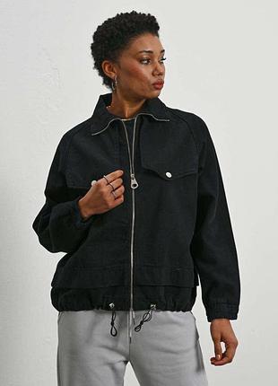 Ветровка женская veto jeans 192763 l черная (2200005099582)