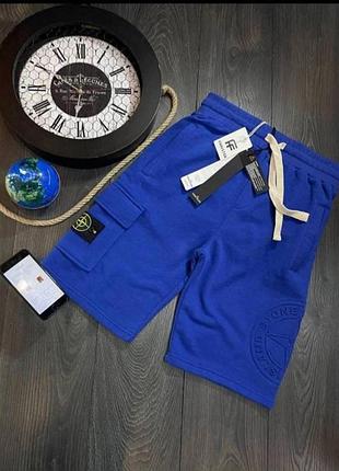 Шорти stone island сині