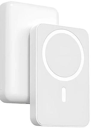 Портативная батарея remax rpp-65 10000mah 20w magsafe magnetic wireless power bank white