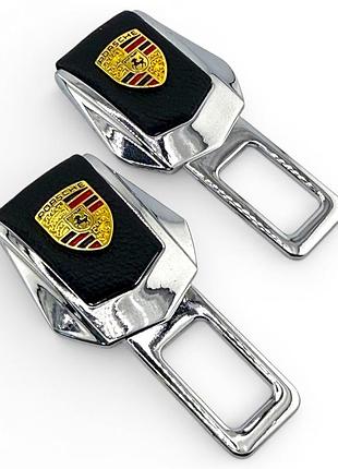 Заглушки в ремень безопасности порше металлические обманки в ремне porsche