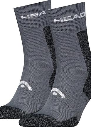 Носки head elements hiking crew 2p серый 43-46 (701229013-002)